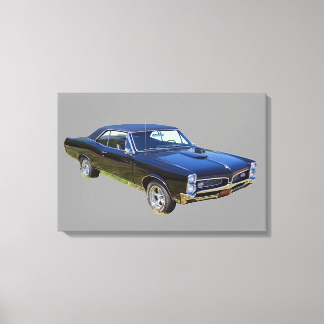 1967 Pontiac GTO Muscle Car Leinwanddruck (Vorderseite)