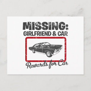 1967 Pontiac GTO Postkarte