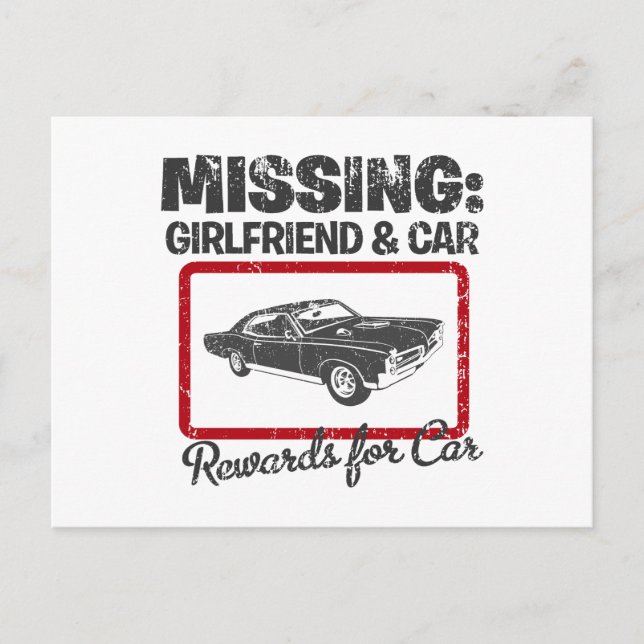 1967 Pontiac GTO Postkarte (Vorderseite)