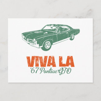 1967 Pontiac GTO Postkarte