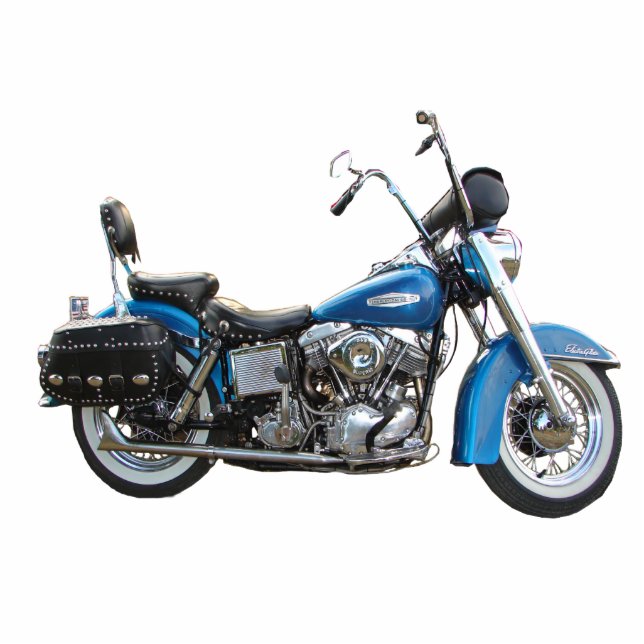 1967 Shovelhead-Fotoskulptur Freistehende Fotoskulptur (Vorne)