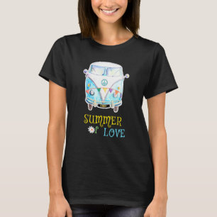1967 Sommer der Liebe Hippie Peace Camper Van T-Shirt