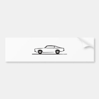 1968 1969 Plymouth Barracuda Autoaufkleber