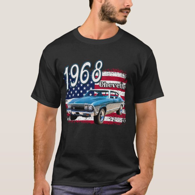 1968,68,Chevelle,SS,396,4.,july,amerikanisch T-Shirt (Vorderseite)