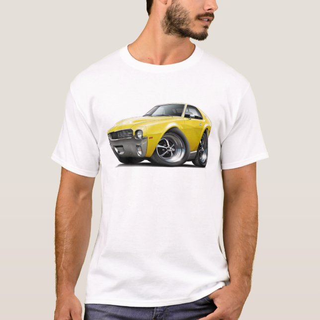 1968-69 AMX gelbes Auto T-Shirt (Vorderseite)