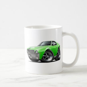 1968-69 AMX Limon-Schwarzes Auto Tasse