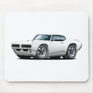1968-69 GTO Weiß-Auto Mousepad