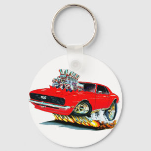 1968 Camaro Red Car Schlüsselanhänger