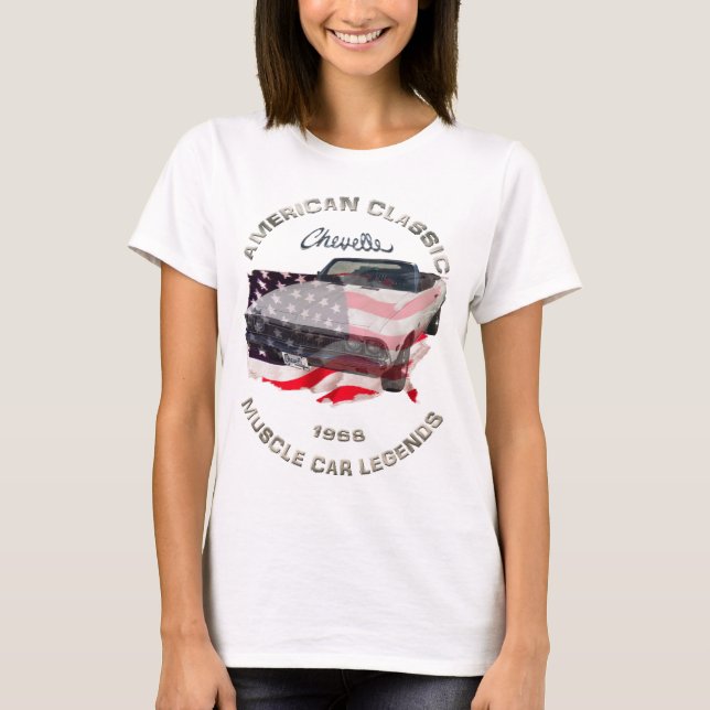 1968 Chevelle Chevy USA muscle car girl tank (Vorderseite)