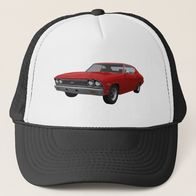 1968 Chevelle SS: Red Finish Truckerkappe (Vorderseite)