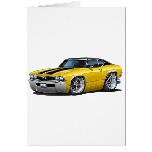 1968 Chevelle Yellow-Black Stripes (Vorne)