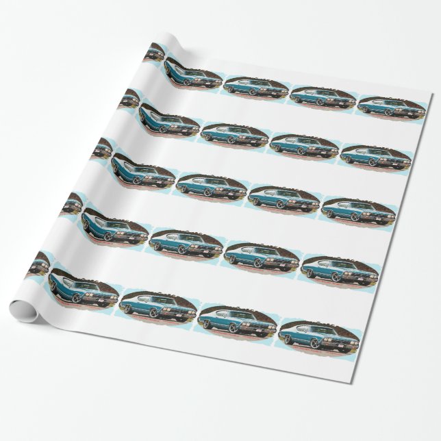 1968_Chevrolet_Chevelle_SS Geschenkpapier (Ungerollt)