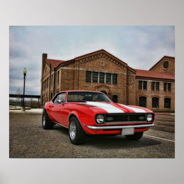 1968 Chevy Super Sport Camaro Poster (Vorne)