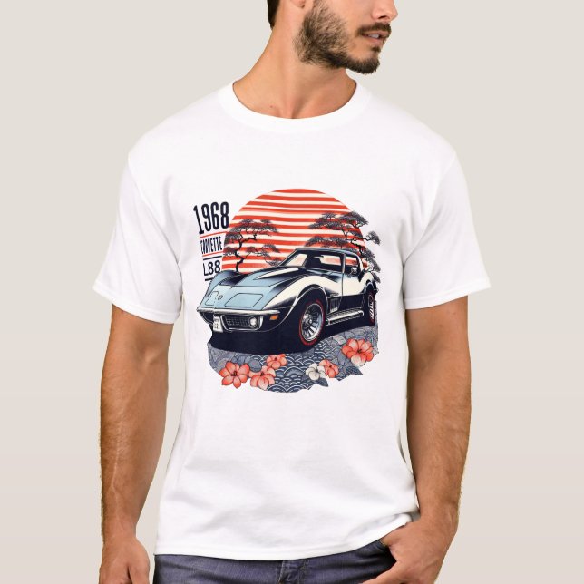1968 Corvette Stingray L 88 T-Shirt (Vorderseite)