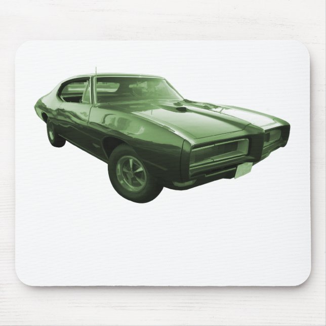 1968 GTO Muskel-Auto Mousepad (Vorne)