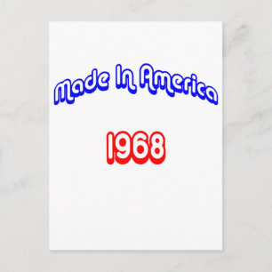 1968 Made in America Postkarte