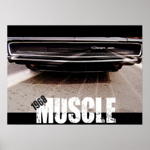 1968 Muscle Print Poster