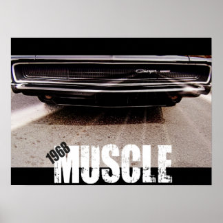 1968 Muscle Print Poster
