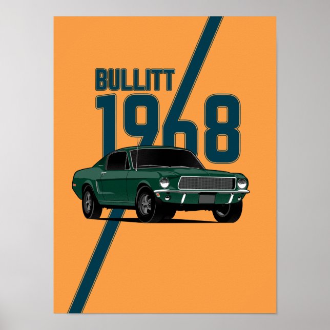 1968 Mustang Poster (Vorne)