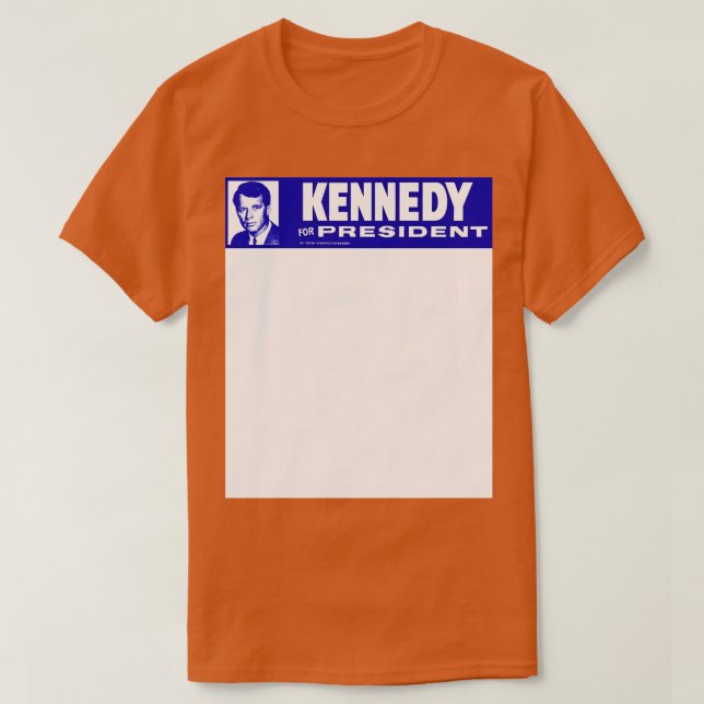 1968 Robert Kennedy für 2 T-Shirt (Design vorne)