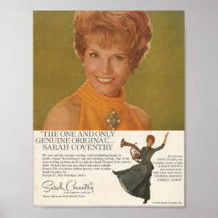 1968 Sarah Coventry Werbeanzeige Poster