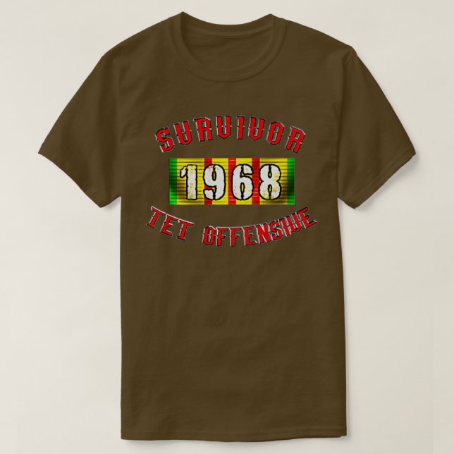 1968 TET Offensive Survivor T-Shirt (Design vorne)