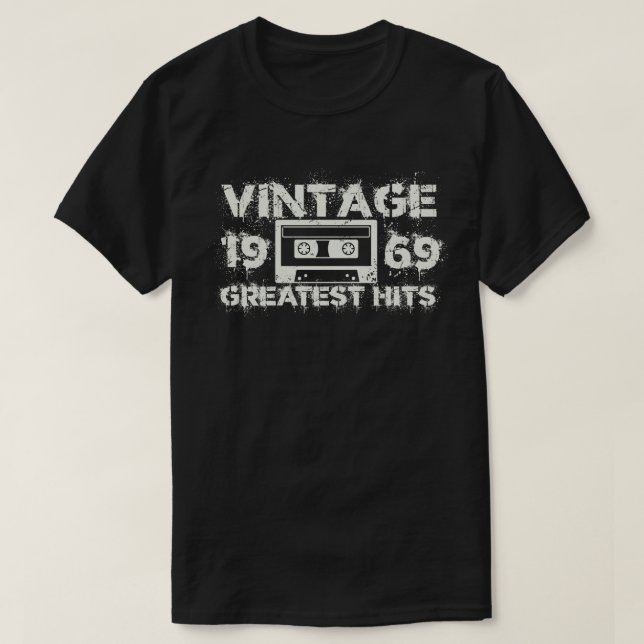 1969 Beste Treffer Vintag T-Shirt (Design vorne)