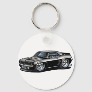 1969 Camaro Black Car Schlüsselanhänger