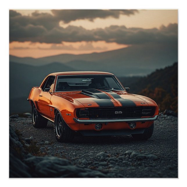 1969 Camaro SS/RS Poster (Vorderseite)