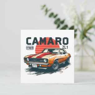 1969 Camaro ZL1 Feiertagskarte