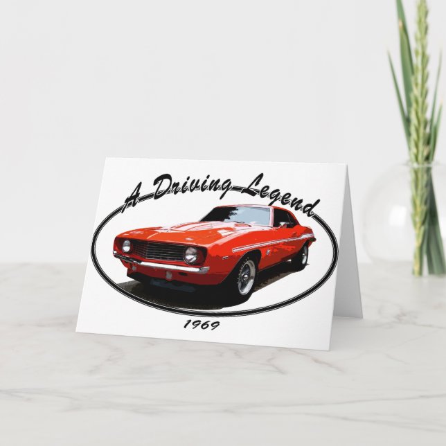 1969 CAMAROYENKO ORANGE KARTE (Vorderseite)