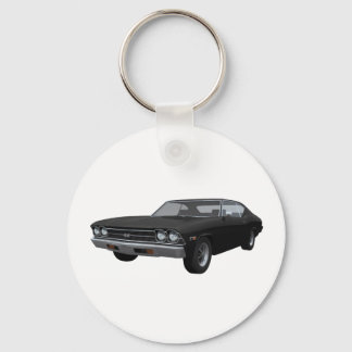 1969 Chevelle SS: Black Finish Schlüsselanhänger