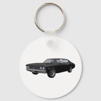 1969 Chevelle SS: Black Finish Schlüsselanhänger