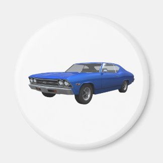 1969 Chevelle SS: Blue Finish Magnet