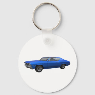 1969 Chevelle SS: Blue Finish Schlüsselanhänger