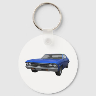 1969 Chevelle SS: Blue Finish Schlüsselanhänger