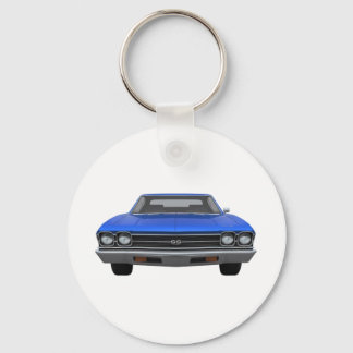 1969 Chevelle SS: Blue Finish Schlüsselanhänger