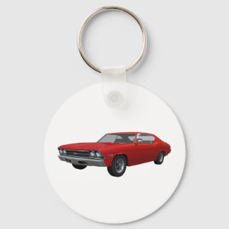1969 Chevelle SS: Red Finish Schlüsselanhänger