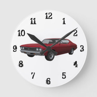 1969 Chevelle SS:Wall-Uhr Runde Wanduhr