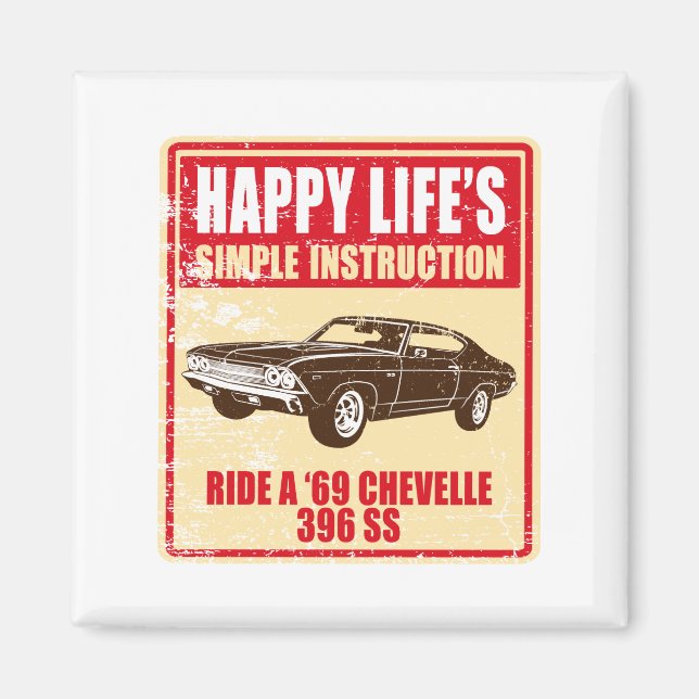 1969 Chevrolet Chevelle 396 SS Magnet (Vorne)