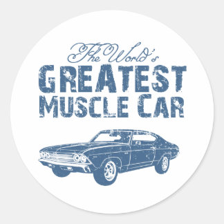 1969 Chevrolet Chevelle 396 SS Runder Aufkleber