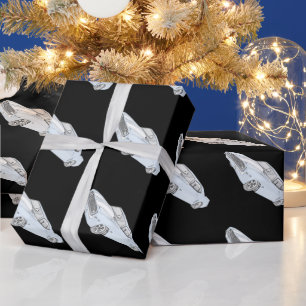 1969 Chevy Camaro Blue mit Streifen der weißen Kun Geschenkpapier