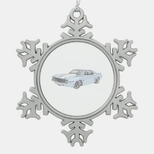 1969 Chevy Camaro Schneeflocken Zinn-Ornament