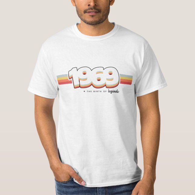 1969 Die Geburt von Legenden T-Shirt (Vorderseite)