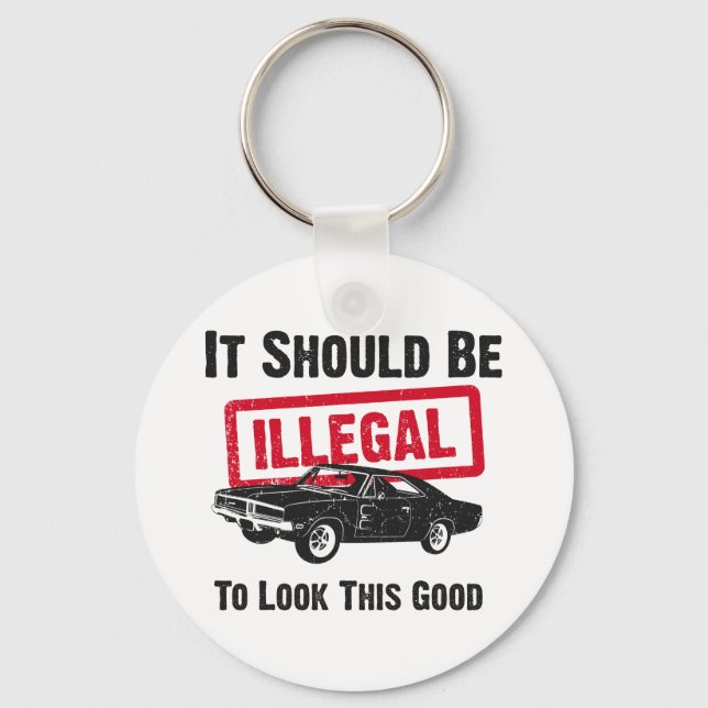 1969 Dodge-Ladegerät R/T SE Schlüsselanhänger (Vorderseite)