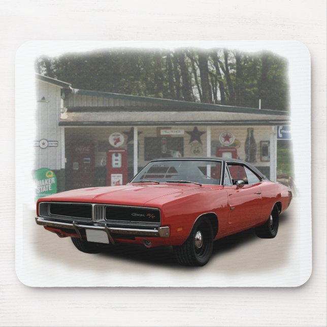 1969 Dodge-Ladegerät RT Mousepad (Vorne)