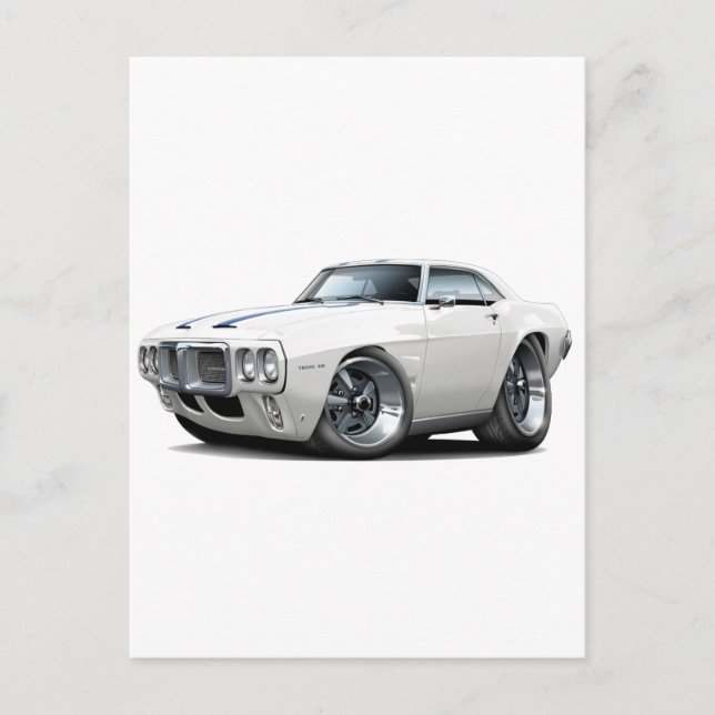 1969 Firebird Trans Am Postkarte (Vorderseite)