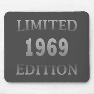 1969 geboren elegantes modernes Geburtstagsgeschen Mousepad