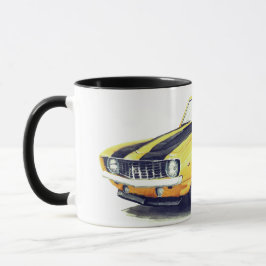 1969 Gelbe Camaro-Tasse Tasse