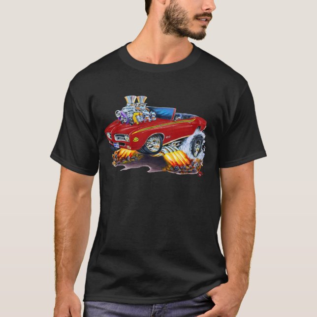 1969 GTO Richter-Kastanienbraun-Kabriolett T-Shirt (Vorderseite)